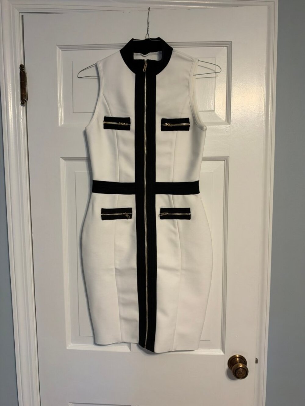 White and Black Bandage Dress - Probably Size Medium